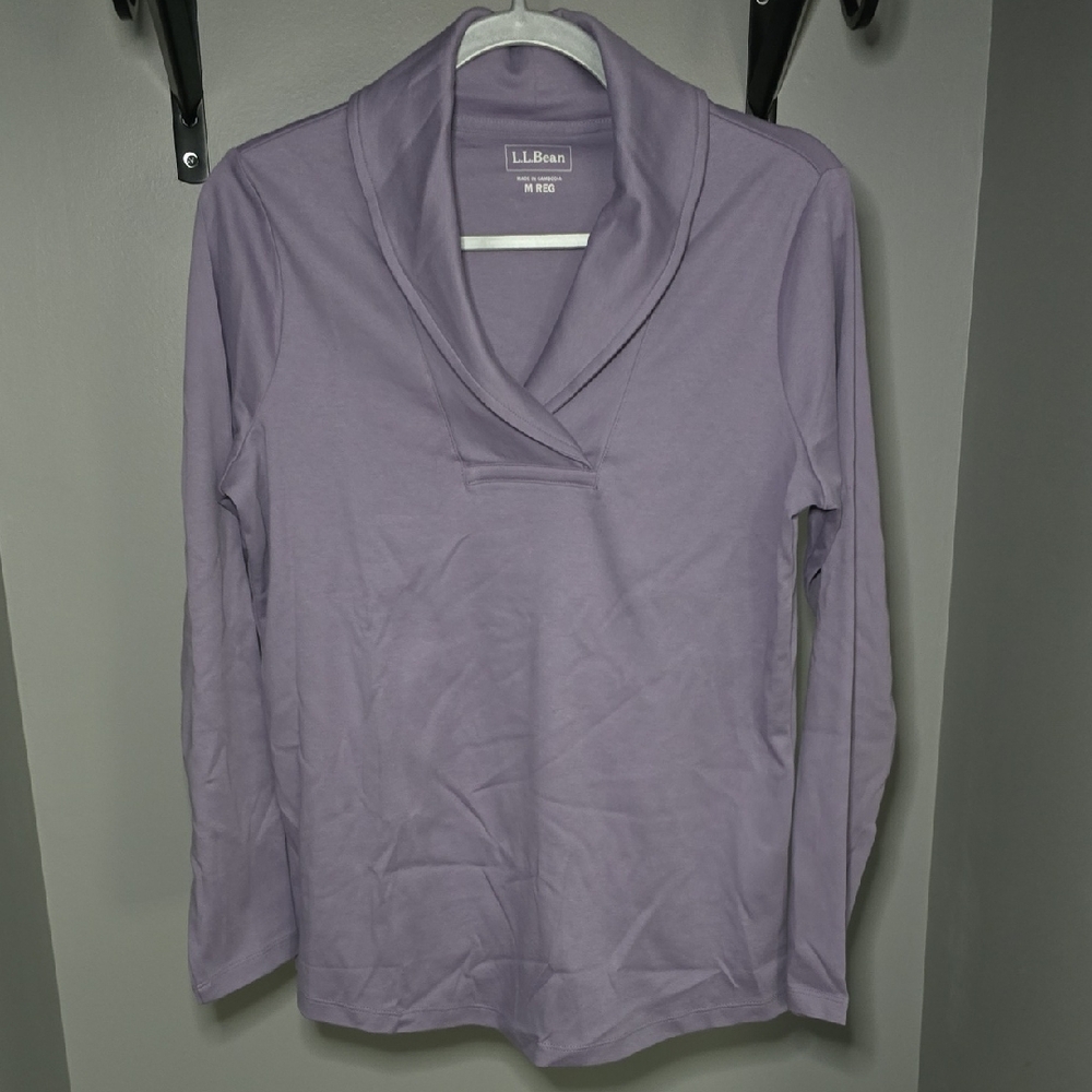 L.L. Bean Women's Light Purple Blouse